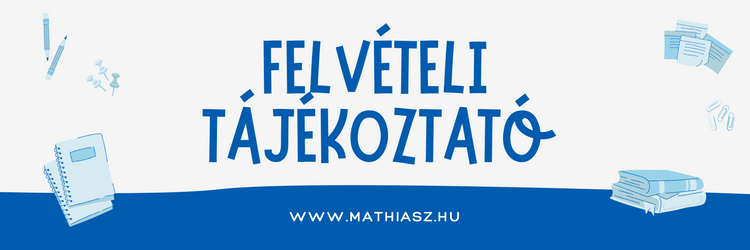 Felvételi tájékoztató