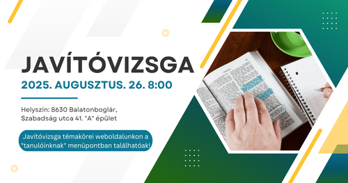 Javítóvizsga - 2025