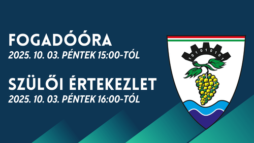 Szülői értekezlet / Fogadóóra - 2025. Október