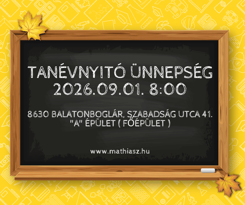 Tanévnyitó ünnepség - 2026